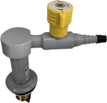 Single Lift & Turn Ball Valve, Deck Mounted