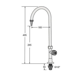 Demineralised Water Tap (Stainless Steel)