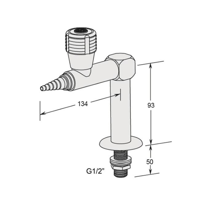 Deck Mounted Gas Valve