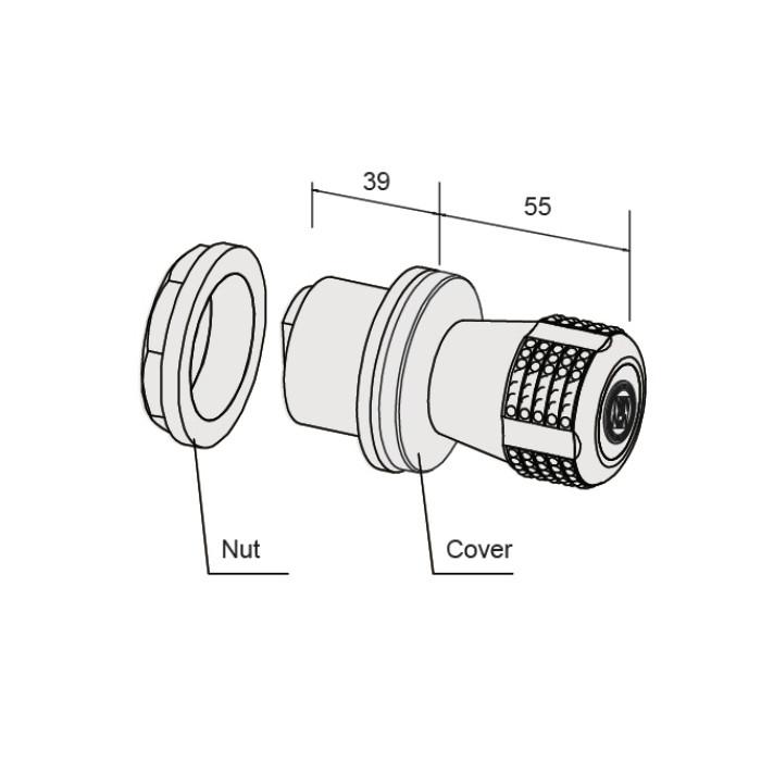 Panel Mounted, Remote Water Valve