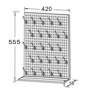 Stainless Steel Pegboard